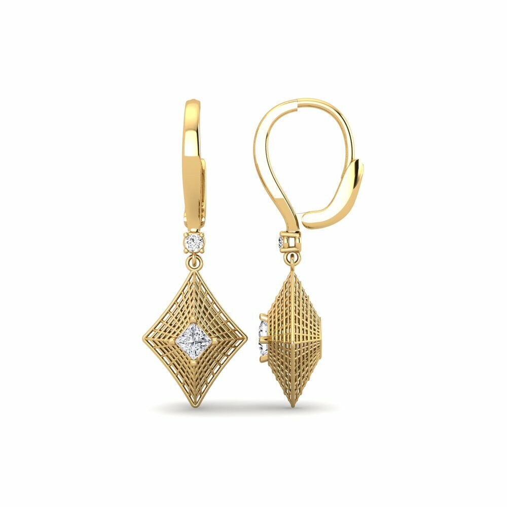 9k Yellow Gold Women's Earring Karly