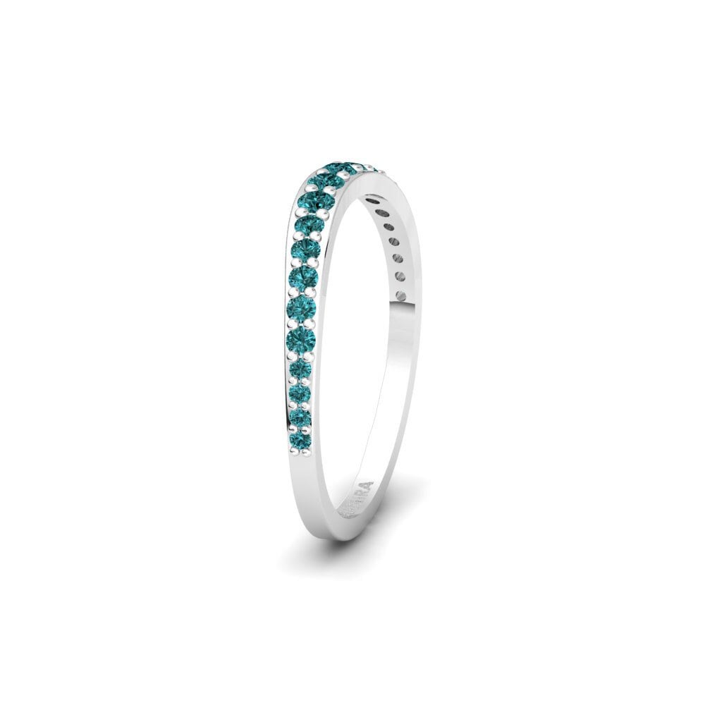 Blue Diamond Women's Wedding Ring Kastellorizo