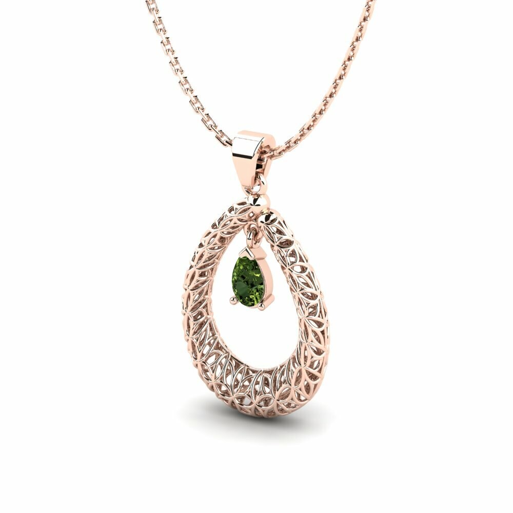 Zafiro Verde Colgante de Mujer Katelyn
