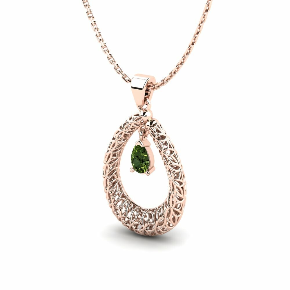 Pendentif pour femme Katelyn Saphir vert