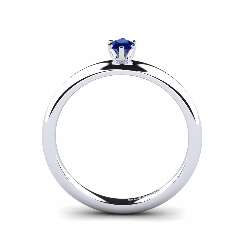 0.16 重量（克拉） 藍寶石 訂婚戒指 Katherina