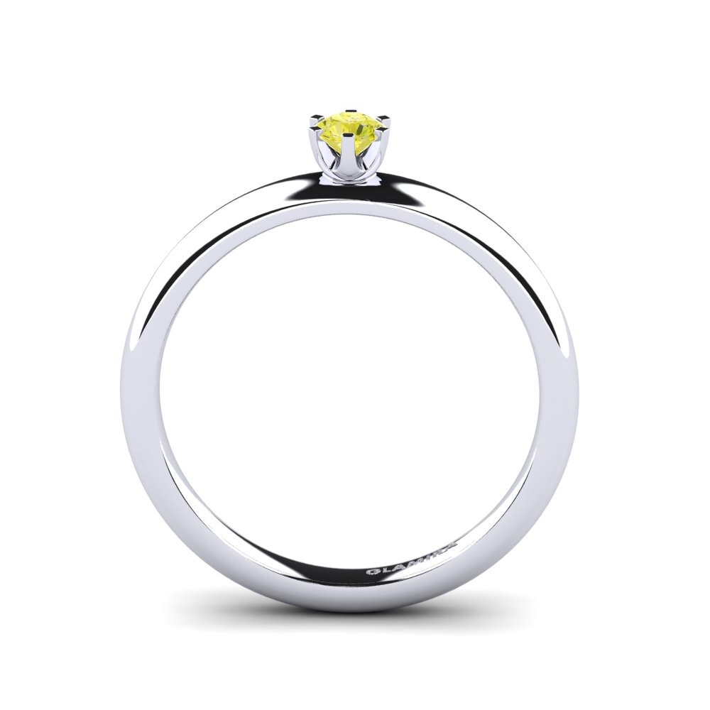 Diamante Amarillo Anillo de compromiso Katherina