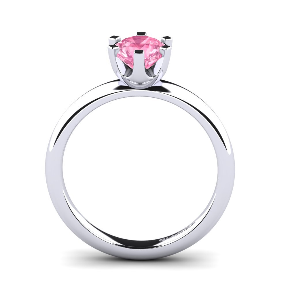 Zafiro Rosado Anillo de compromiso Katherina 1.0 crt