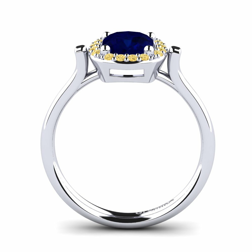 Zafiro Anillo de compromiso Katusha