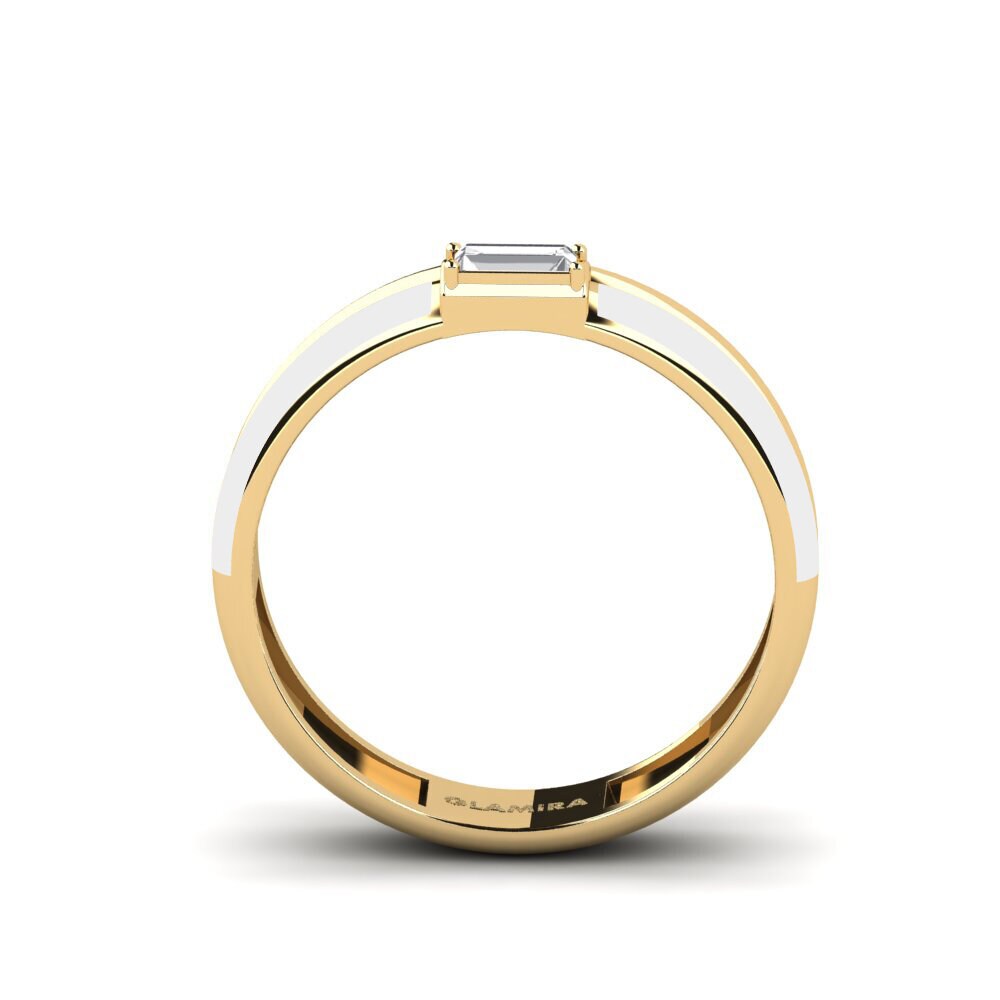 Weißer Saphir Ring Kefalonia
