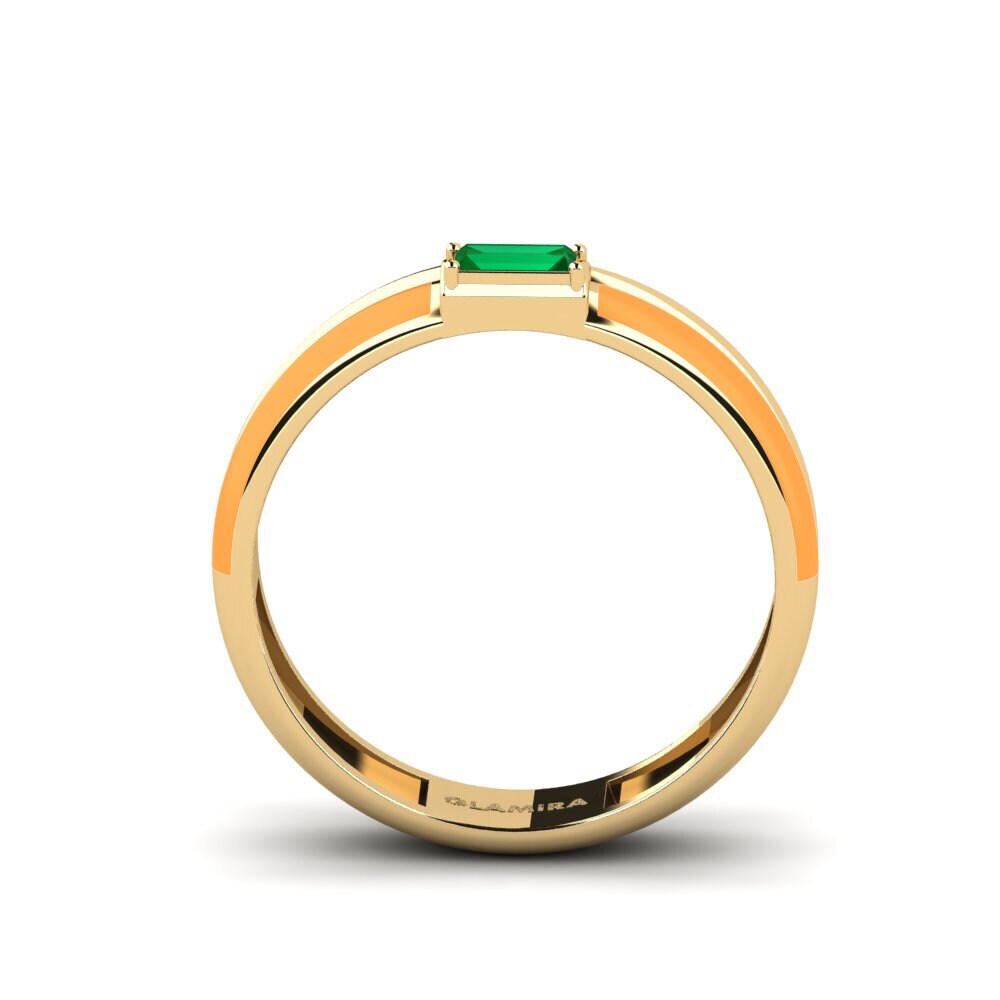 Zircone Vert Bague Kefalonia