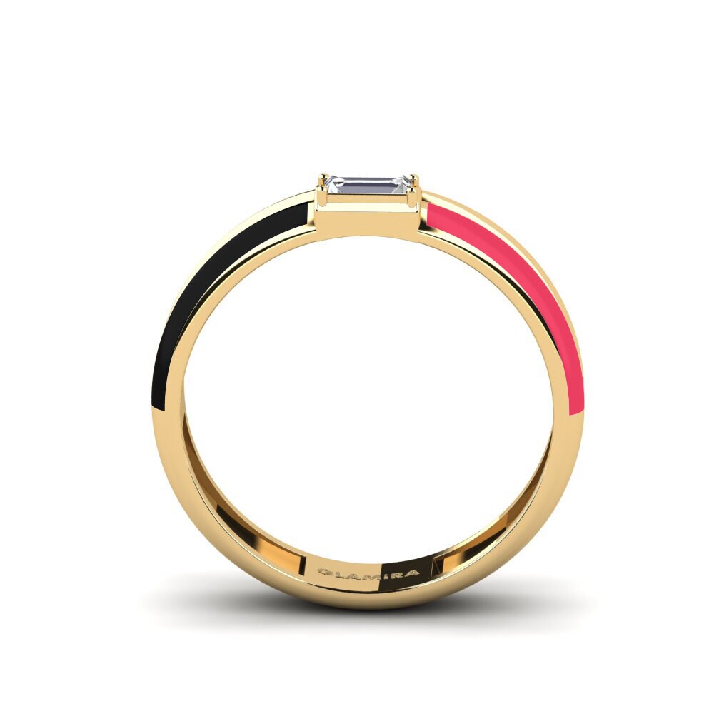 Diamant De Synthèse Bague Kefalonia