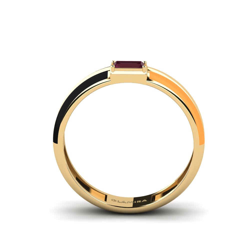 Rhodolit-Granat Ring Kefalonia