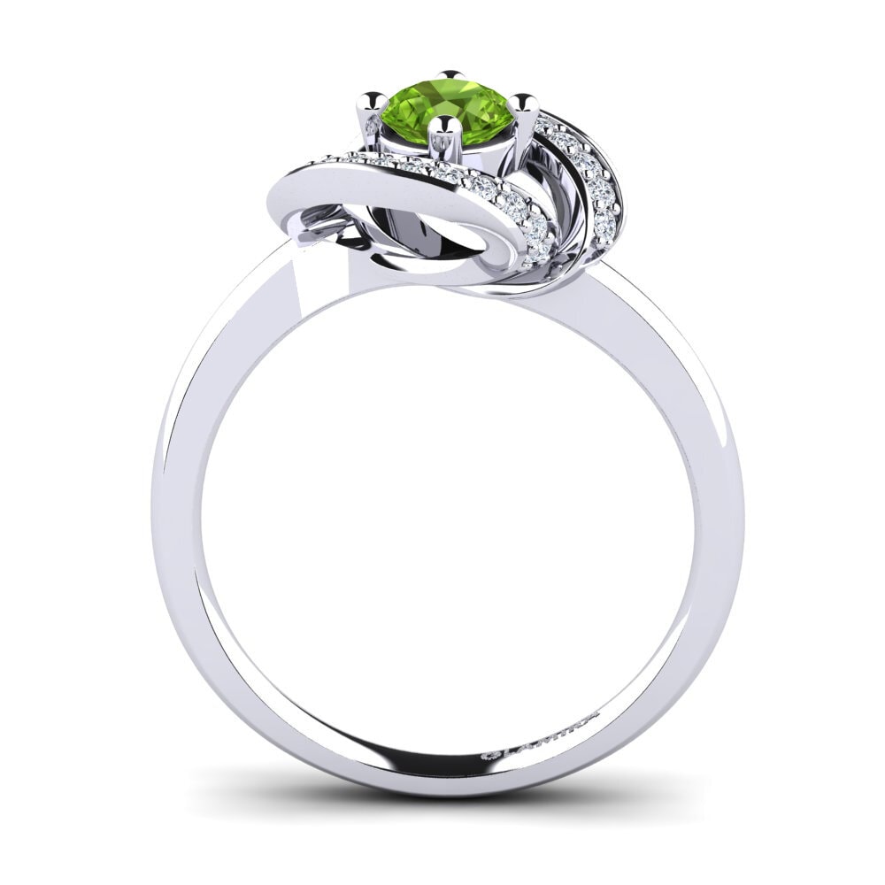 Peridot Engagement Ring Kelly
