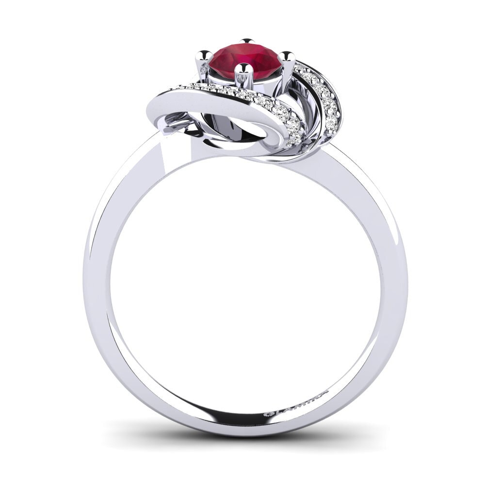 Rubí Anillo de compromiso Kelly