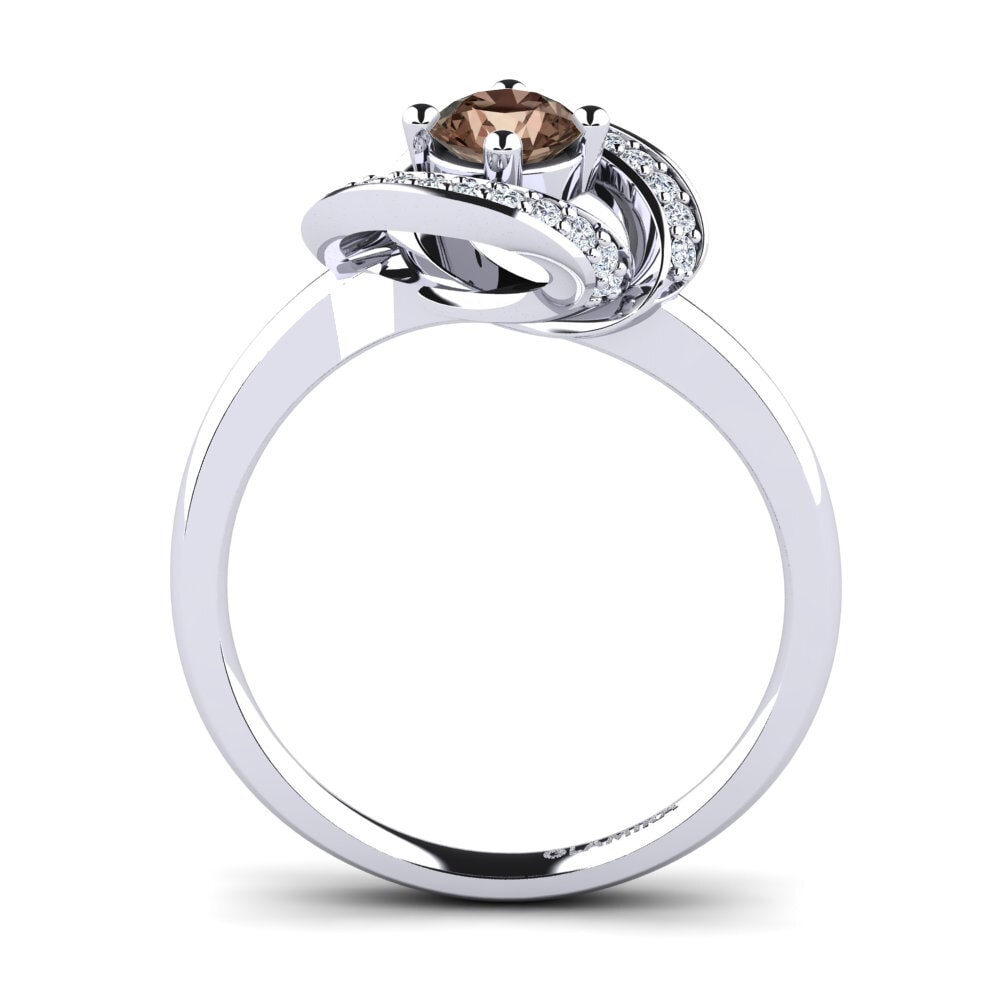 Smoky Quartz Engagement Ring Kelly