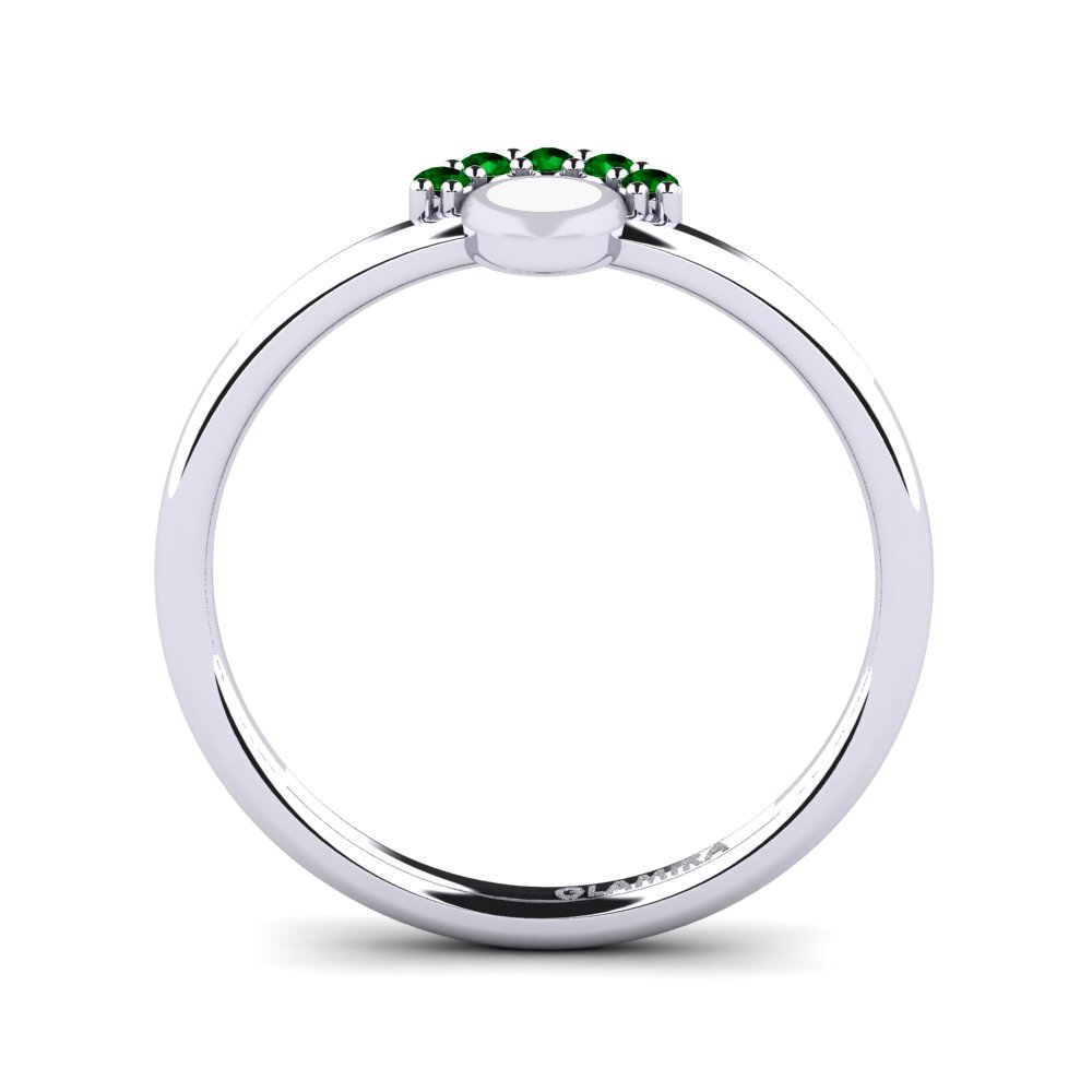 Grüner Zirkonia Ring Taneka