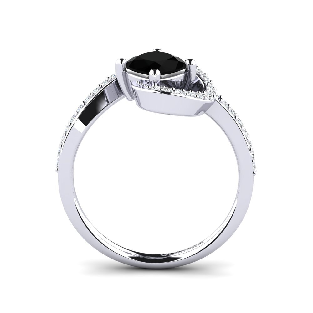 Black Diamond Engagement Ring Kensley