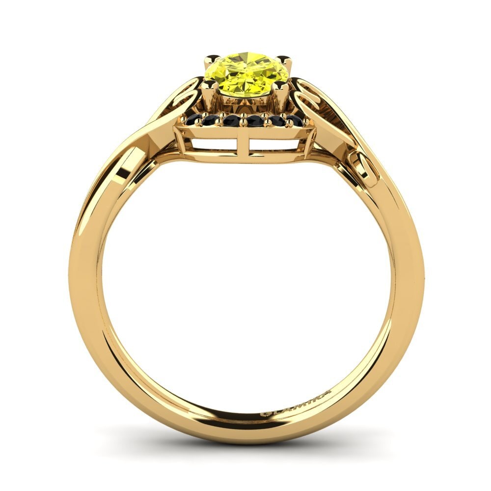 Yellow Diamond Engagement Ring Kerry
