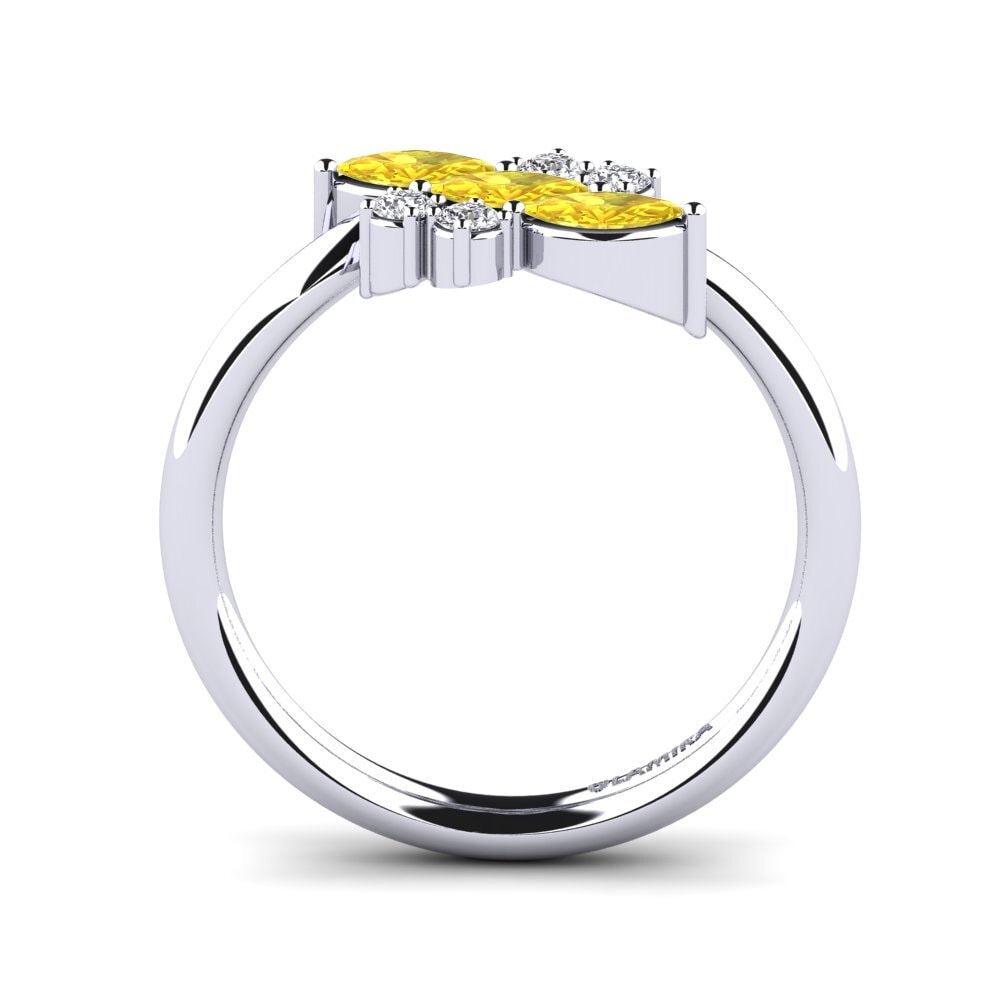 Yellow Sapphire Engagement Ring Kersty