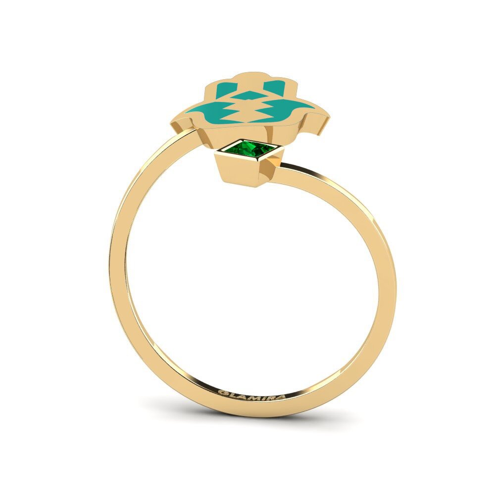 Zircônia Verde Anel Khusela