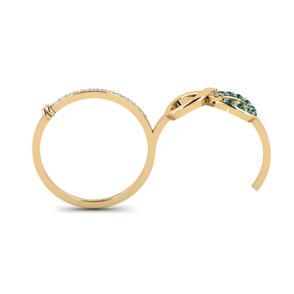 Blauer Diamant Ring Kirg
