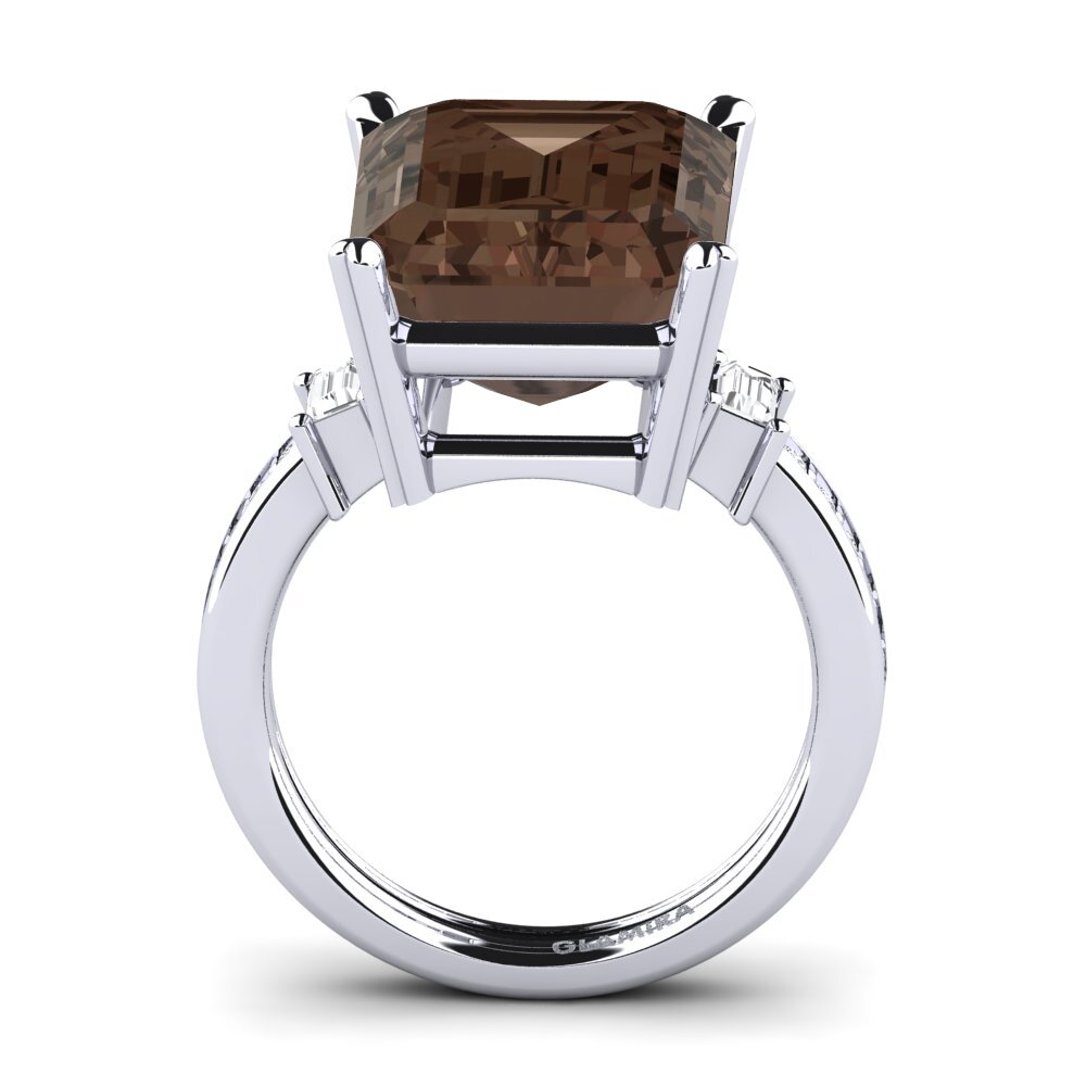 Smoky Quartz Ring Kitty