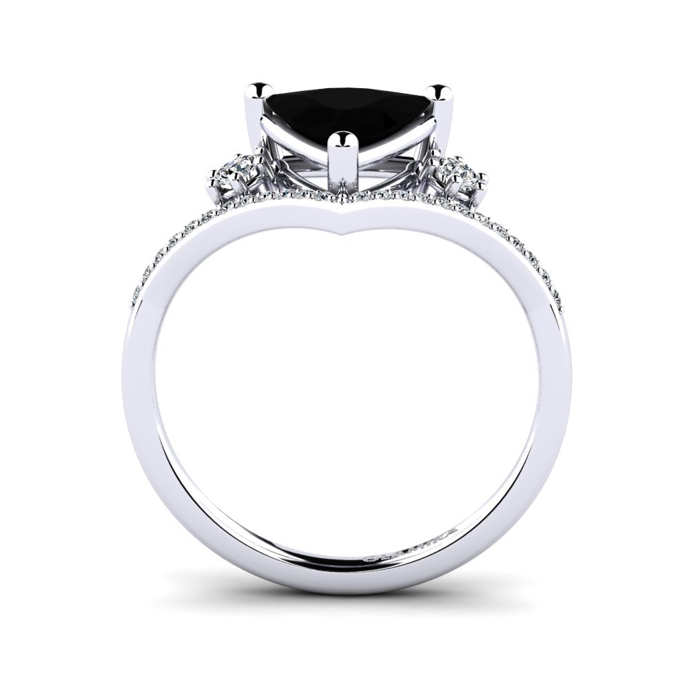 Black Diamond Engagement Ring Kiwanis