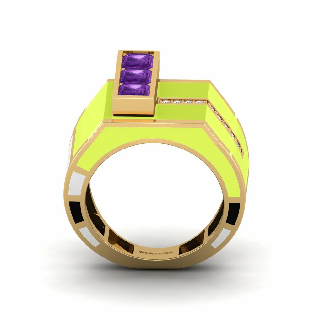 Améthyste Bague Kjerlighet