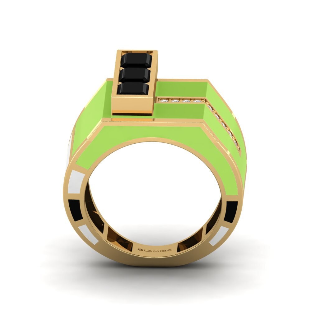 Schwarzer Diamant Ring Kjerlighet