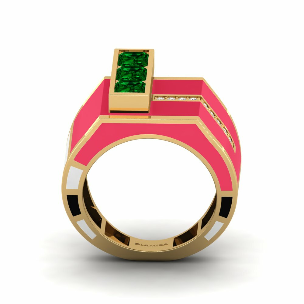 Zircone Vert Bague Kjerlighet