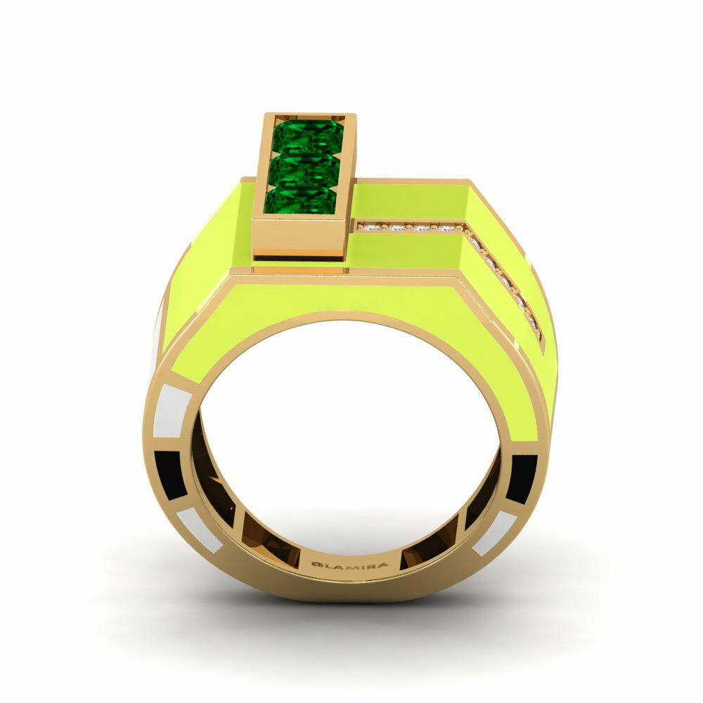 Zircone Vert Bague Kjerlighet