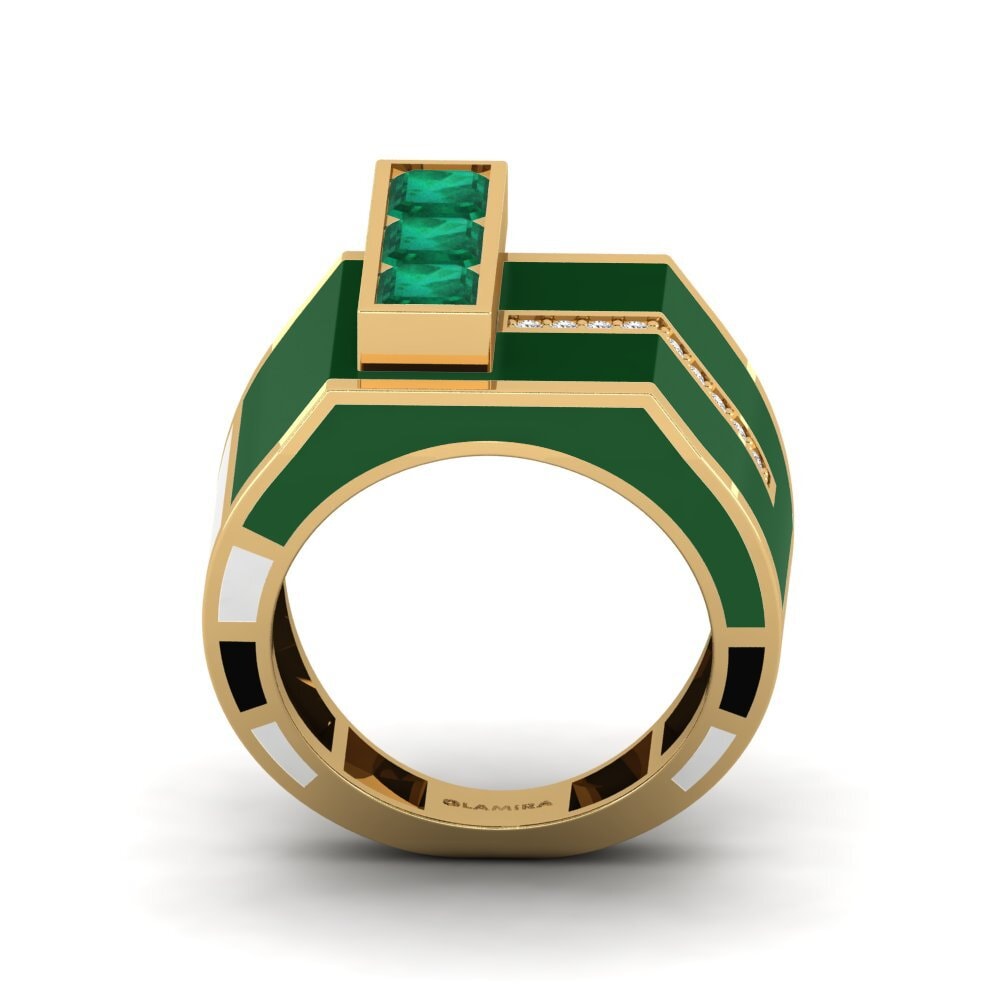 Smaragd Ring Kjerlighet