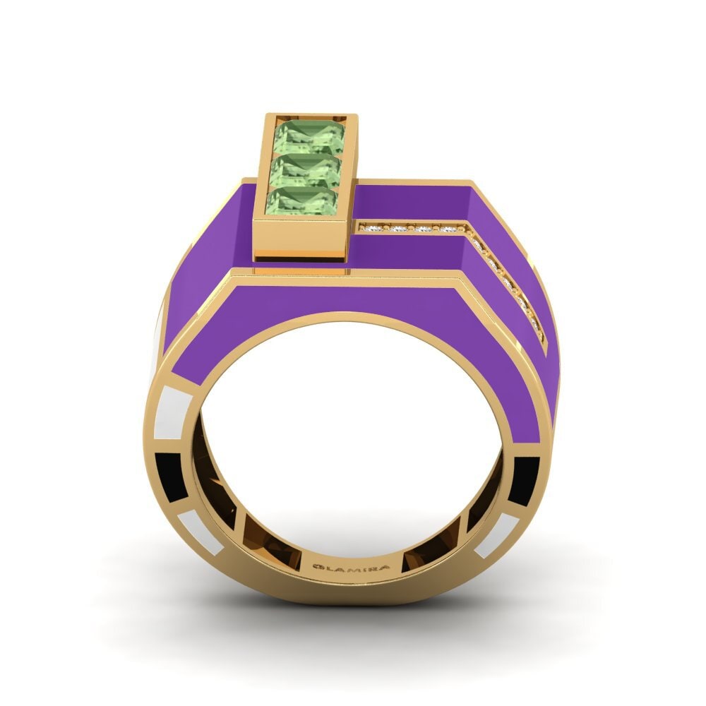 Grüner Saphir Ring Kjerlighet