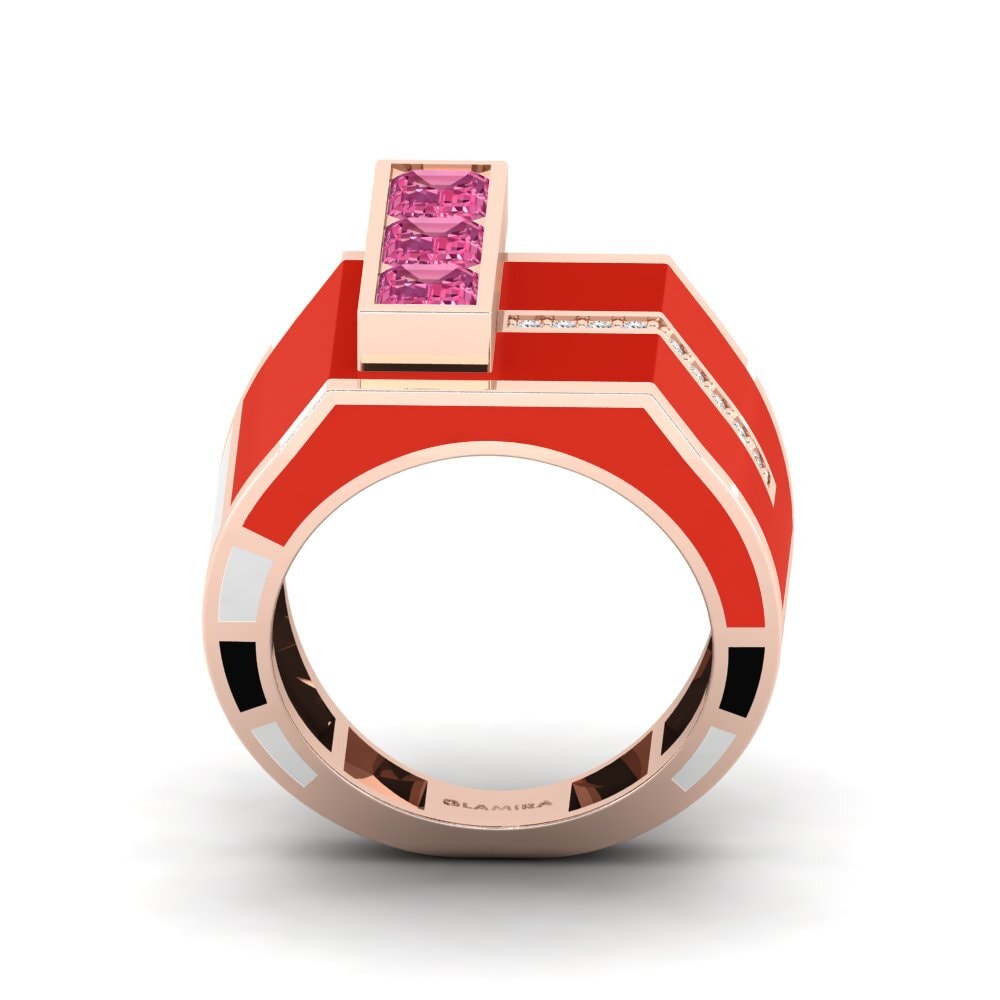 Rotgold 375 Ring Kjerlighet