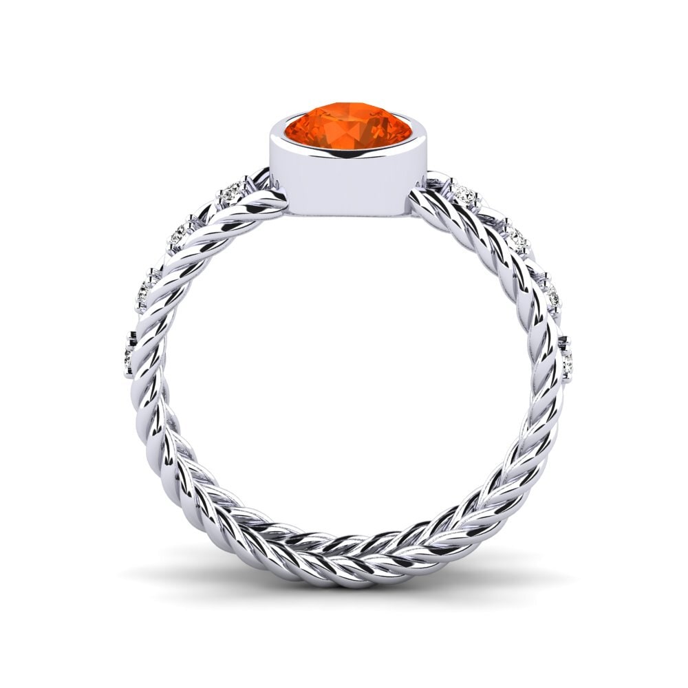 Feueropal Ring Kleven
