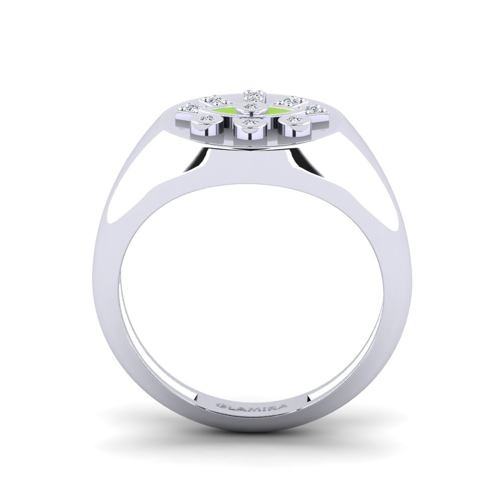 14ct White Gold Ring Knidos