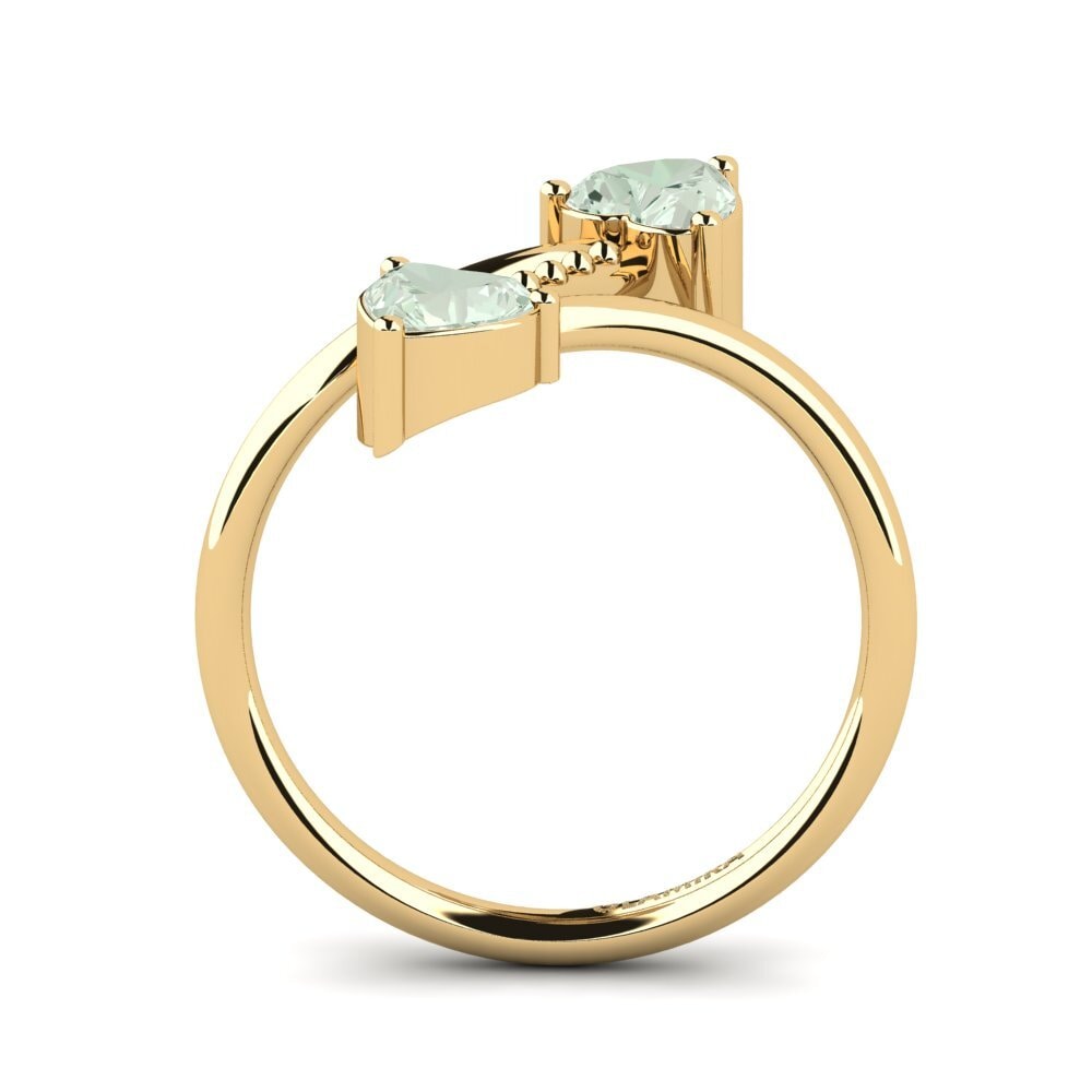 Amatista verde Anillo Kobralle