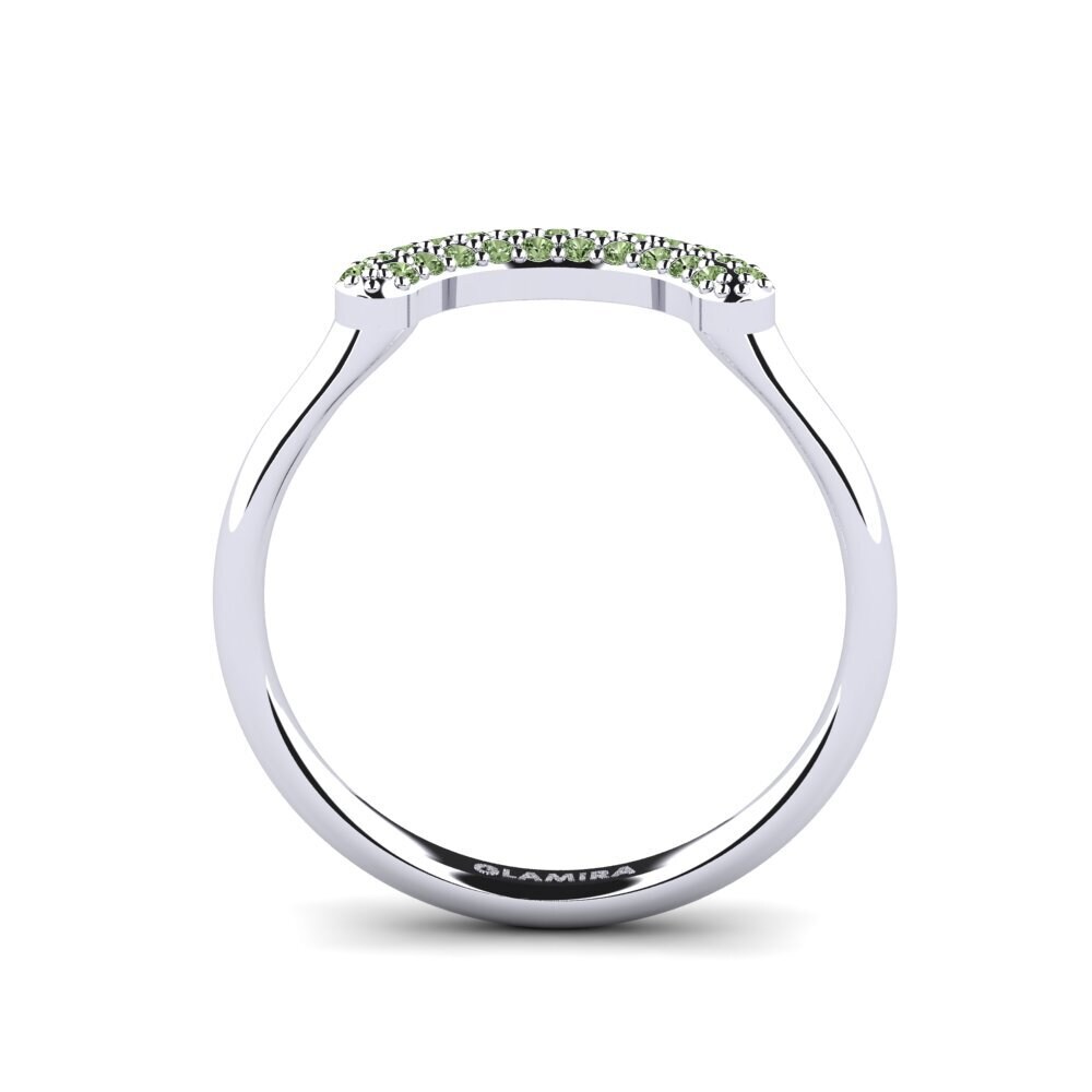 Diamante Verde Anel Koffer C