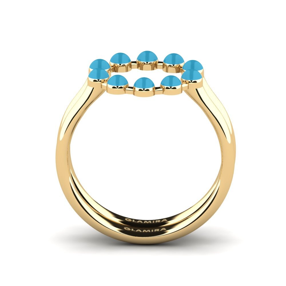 18ct Yellow Gold Ring Koffer D