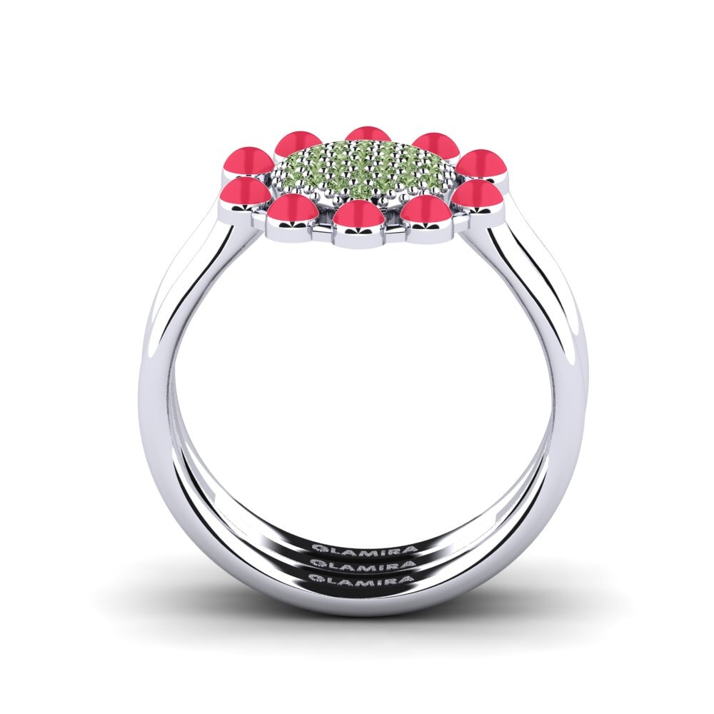 Green Diamond Stackable Ring Koffer F