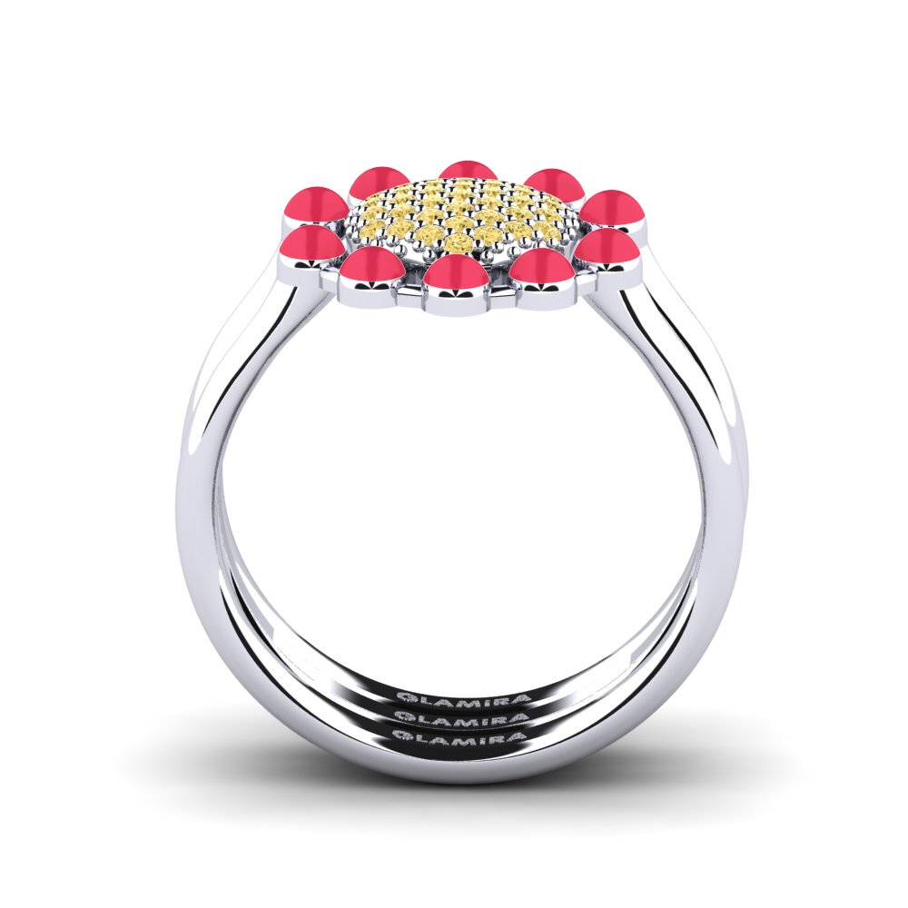 Yellow Diamond Stackable Ring Koffer F