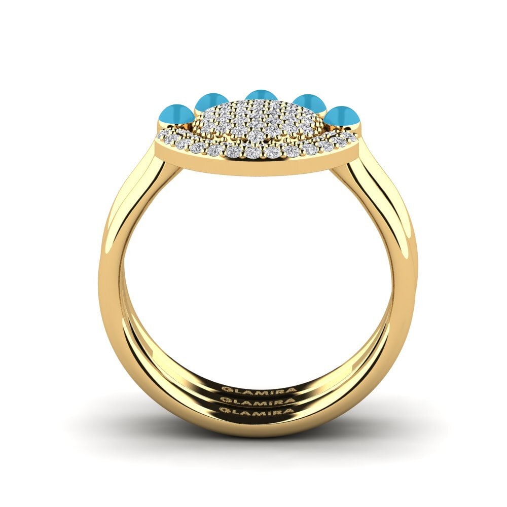 Gelbgold 750 Stapelbarer Ring Koffer G