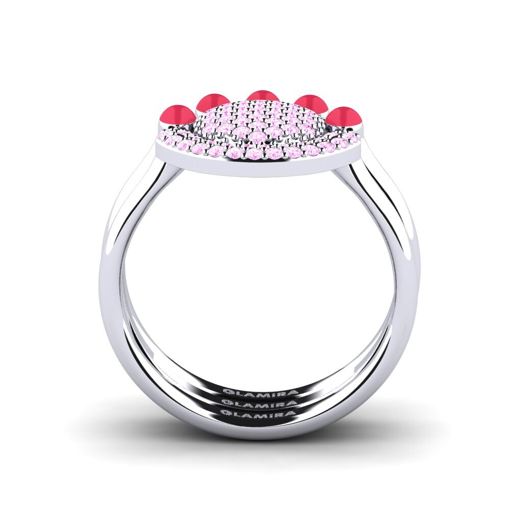 Pink Sapphire Stackable Ring Koffer G