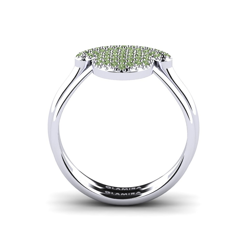 Diamante Verde Anel Koffer I