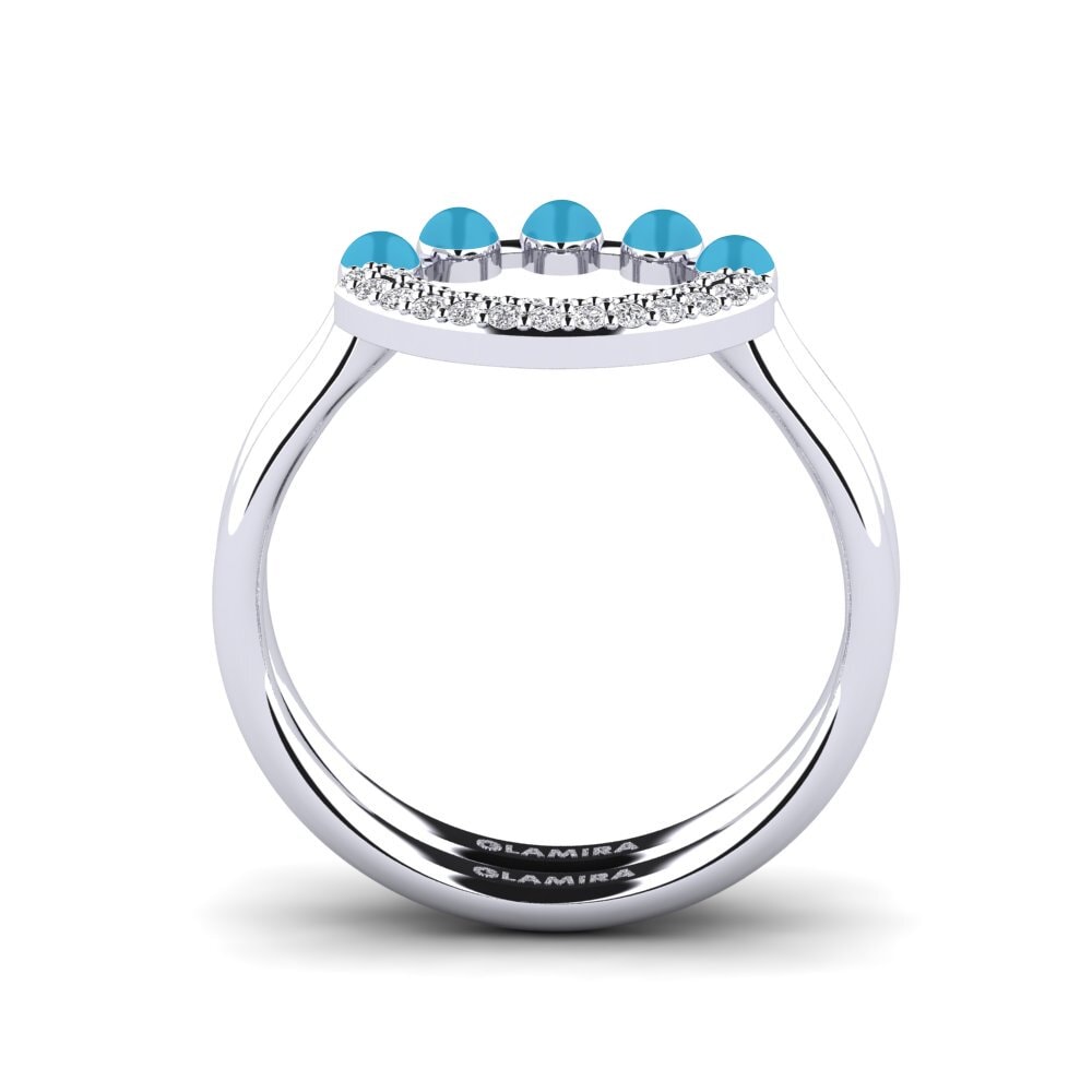 Diamant Stapelbarer Ring Koffer J