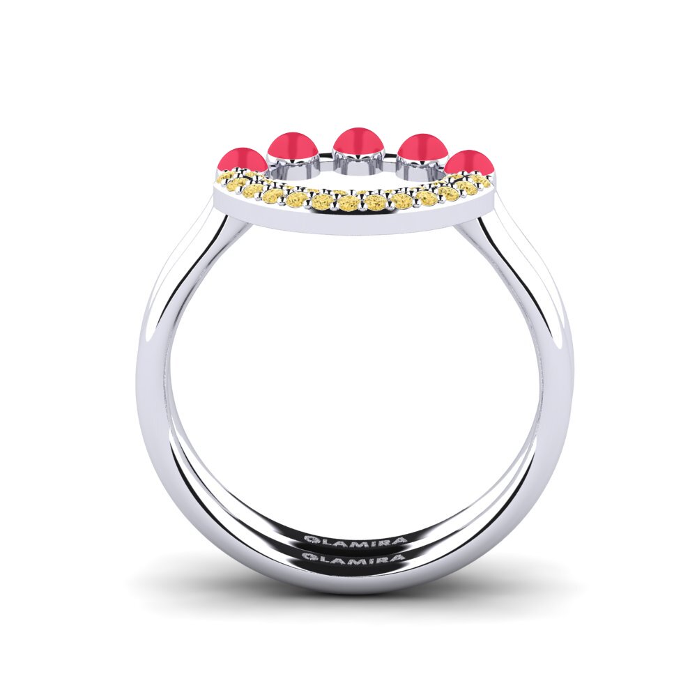 Yellow Diamond Stackable Ring Koffer J