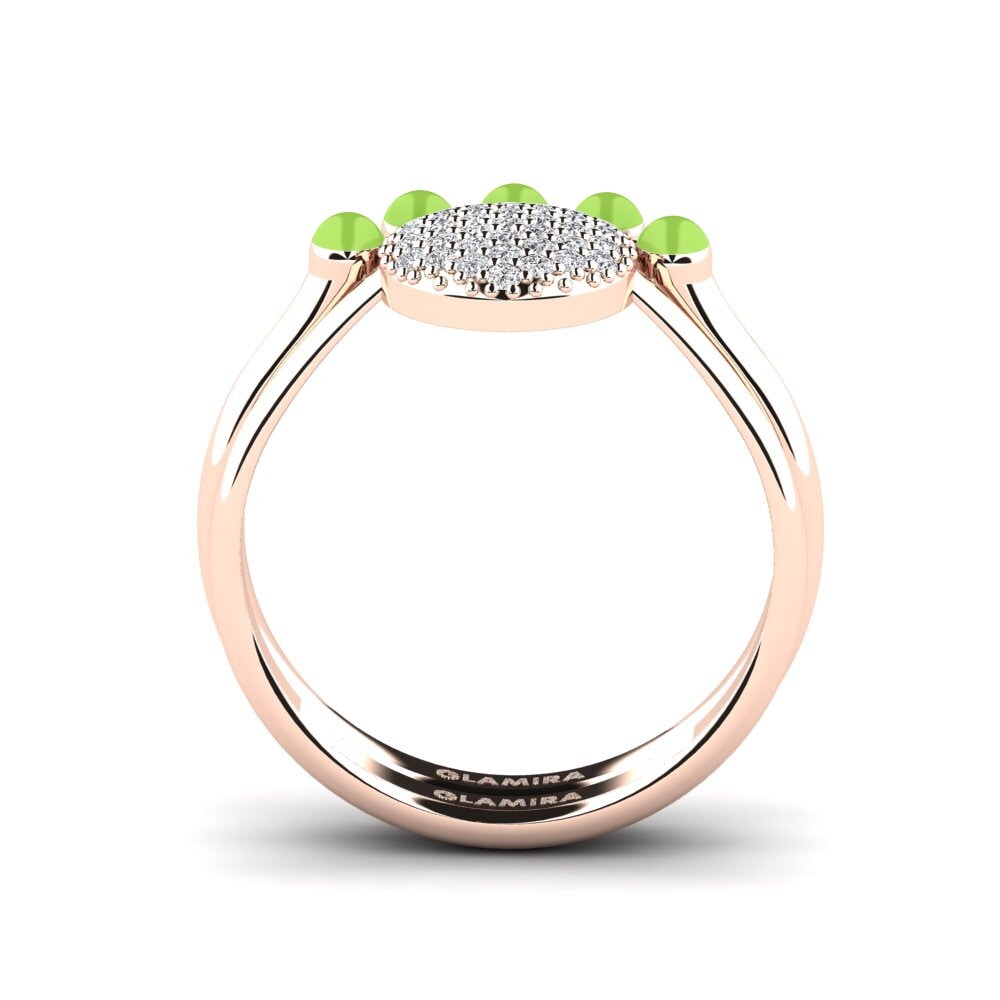 Rotgold 585 Stapelbarer Ring Koffer K