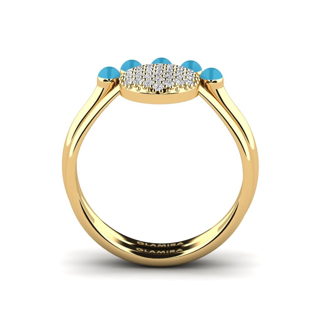 Gelbgold 750 Stapelbarer Ring Koffer K