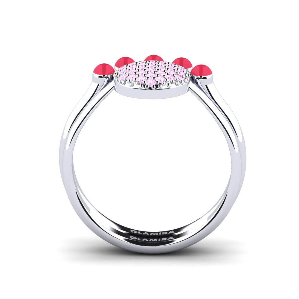 Pink Sapphire Stackable Ring Koffer K