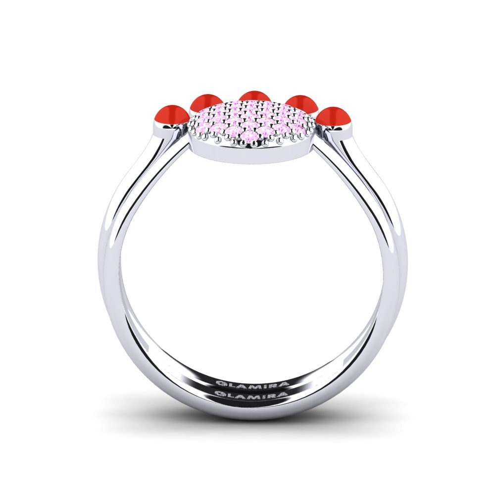 Pink Sapphire Stackable Ring Koffer K