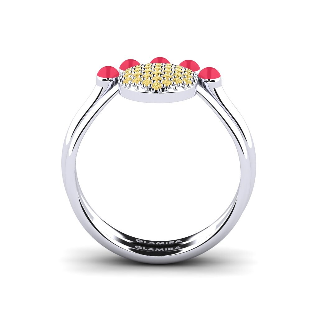 Yellow Diamond Stackable Ring Koffer K