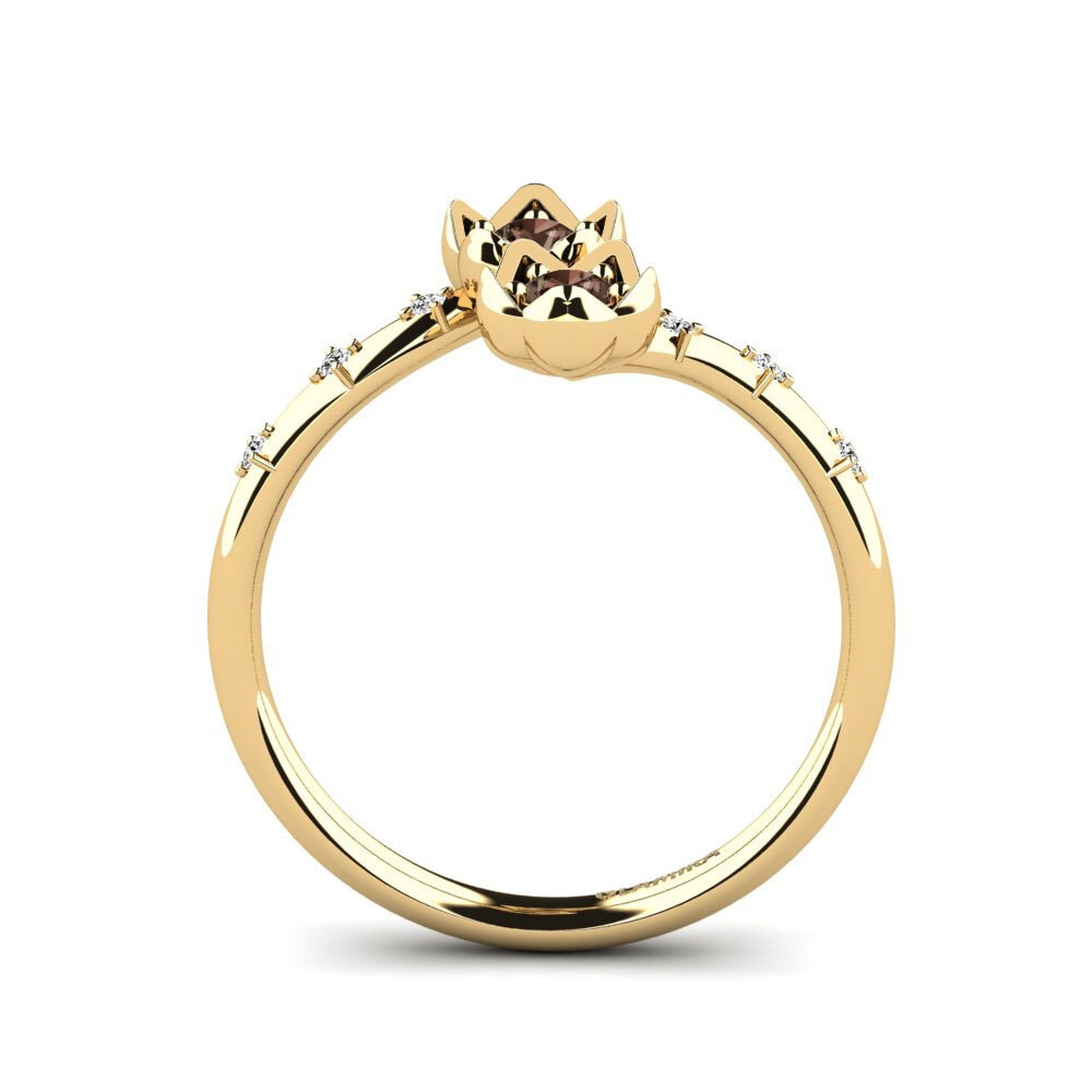 Smoky Quartz Ring Koino