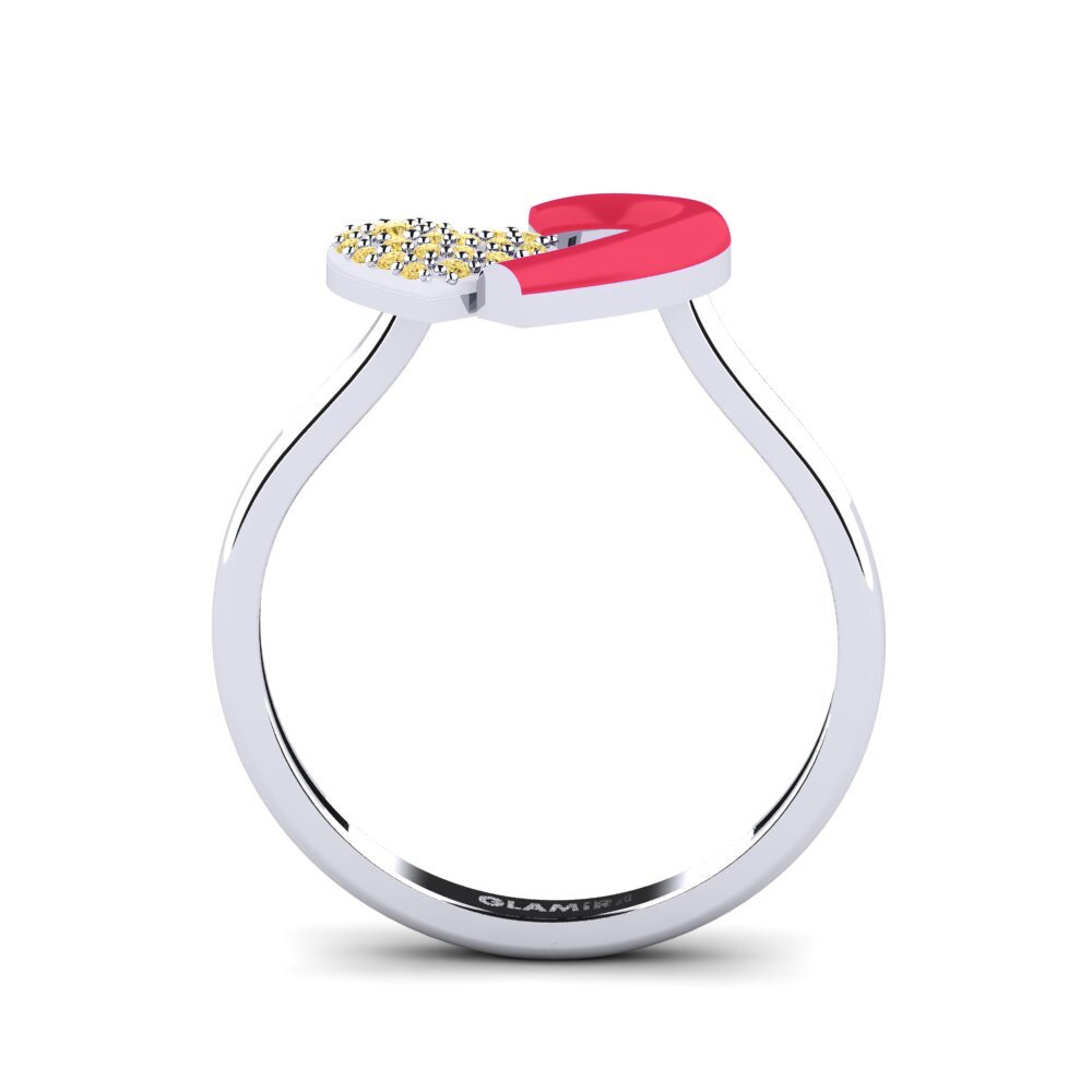 Yellow Diamond Ring Kolorawy
