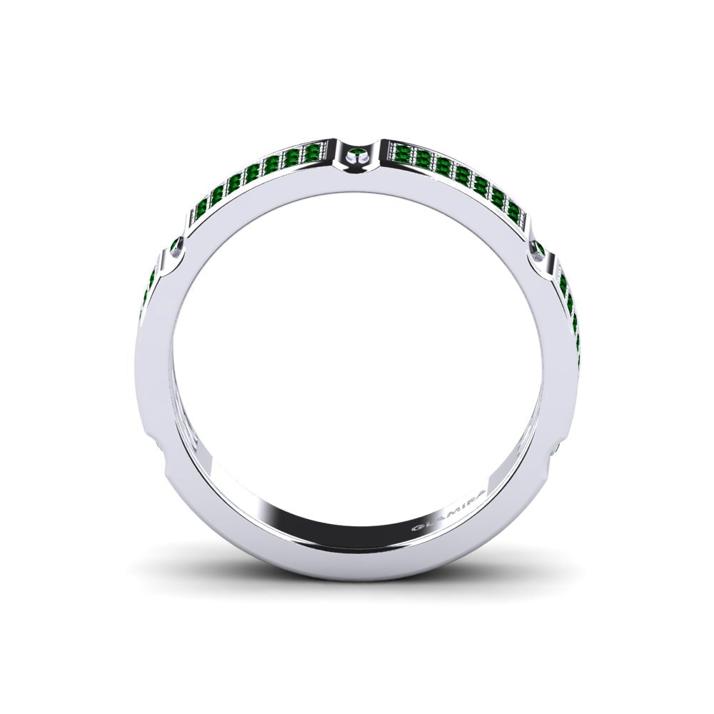 Green Zirconia Men's Ring Komala